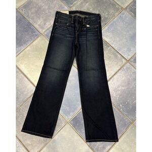 Abercrombie KIDS Boy 14 R Classic Straight Dark Wash Denim Blue Jeans